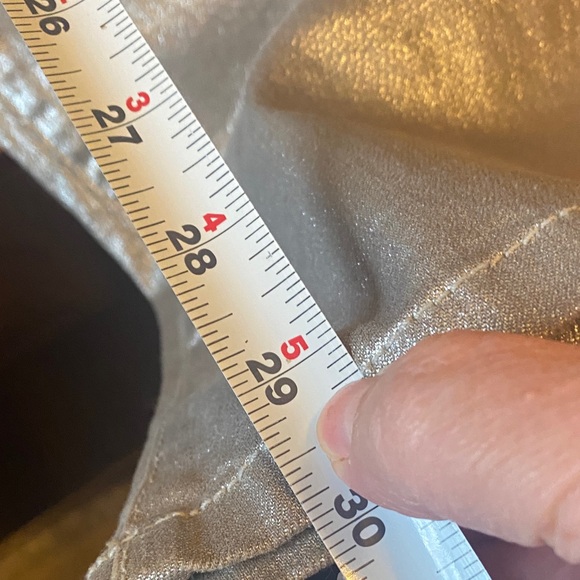 Chico's Metallic Silver Jeans Pants NWT Size 3 16 - Picture 7 of 9